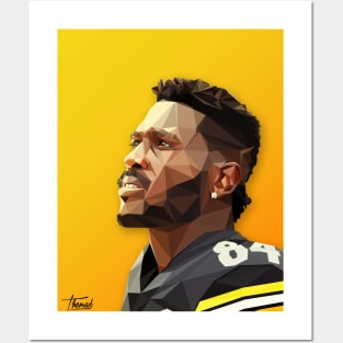 ANTONIO BROWN / LOW POLY ILLUSTRATION Posters and Art